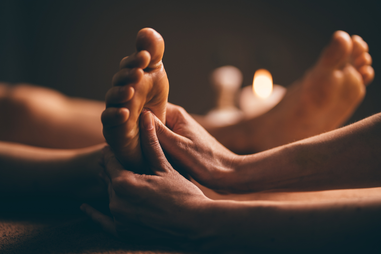 Fussreflexzonen-Massage
